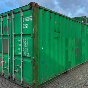 Utilizado em contêiner de 20 pés