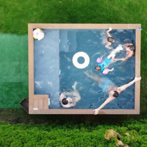 Pool Spa Container 3,0mx 2,5m com jacuzzi, pacote de conforto