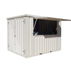 Contêiner de barra removível XL 3 × 2 metros White RAL 9016