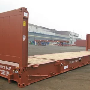 Recipiente marítimo de 40 rack plano "Cargo Digno" (CW) usado