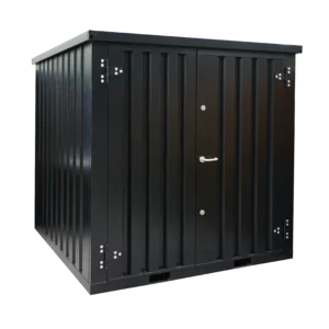 Recipiente de armazenamento 2 x 2 metros - com porta dupla